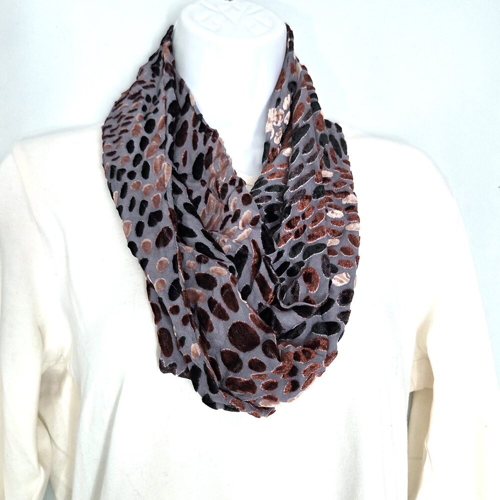 Collection Eighteen Silk Blend Mobius Infinity Scarf